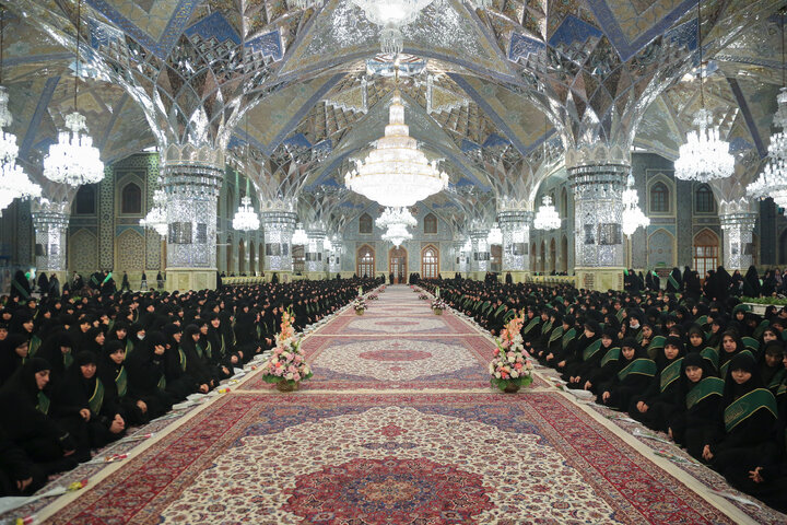 Photos: Gathering of female servants of Razavi Shrine held in honor of Hazrat Zahra birth anniversary