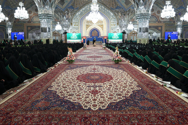 Photos: Gathering of female servants of Razavi Shrine held in honor of Hazrat Zahra birth anniversary