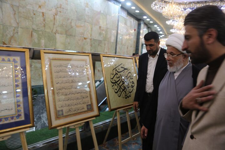 تقرير مصور/ برعاية العتبة الحسينية المقدسة.. إقامة معرض الخط العربي الدولي في كربلاء المقدسة