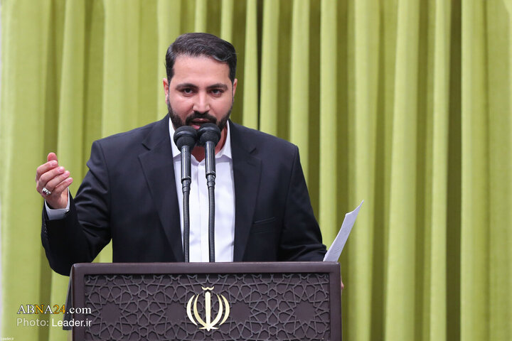 دیدار هزاران نفر از مداحان و ستایشگران اهل بیت(ع) با رهبر انقلاب