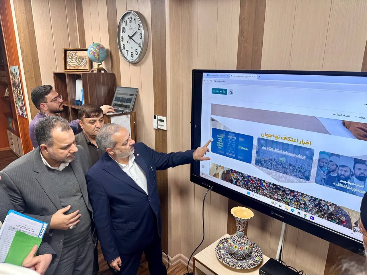 رونمایی از سامانه «اعتکاف نوجوانی» ستاد مرکزی اعتکاف با حضور وزیر آموزش‌ و پرورش 