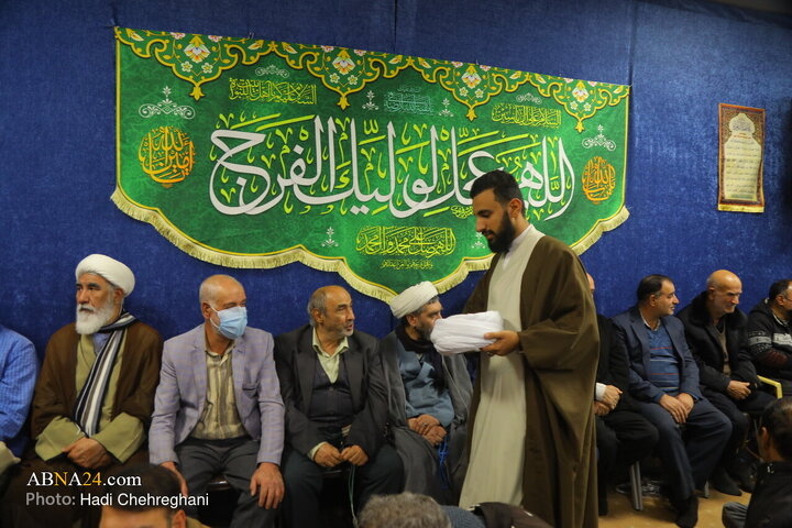 مراسم عمامه گذاری و جشن میلاد حضرت فاطمه زهرا(س)در بیت آیت‌الله فقیهی