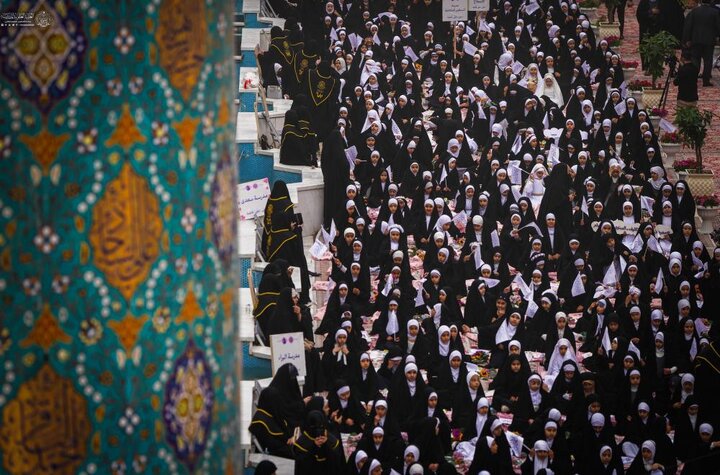 تقرير مصور/ حضور واسع للفتيات في احتفالية التكليف الشرعي السنوي بمناسبة ولادة السيدة "فاطمة الزهراء" (ع)