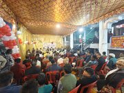 تصویری رپورٹ| اودہ پوئنٹ لکھنو میں حضرت زہرا س کی ولادت با سعادت کی مناسبت سے جشن زہرا کا اہتمام