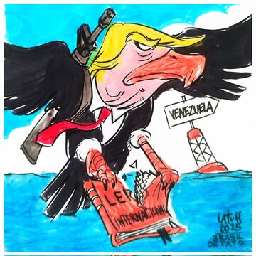 كاريكاتير / أطماع ترامب في فنزويلا