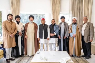 آیت اللہ یعقوبی کے نمائندے کی سابق وزیراعلیٰ اتر پردیش سے ملاقات، بھارت عراق تعلقات پر تبادلۂ خیال