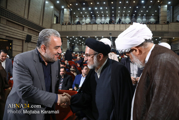 حضور حجت‌الاسلام والمسلمین سیدمهدی خاموشی، رئیس سازمان اوقاف و امور خیریه در آیین اختتامیه چهل‌وهشتمین دوره مسابقات معارفی قرآن کریم در قم