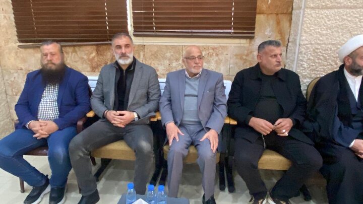 تقرير مصور/ جانب من الحضور بمناسبة وفاة أحد خدمة المقاومين في بلدة الدوير اللبنانية