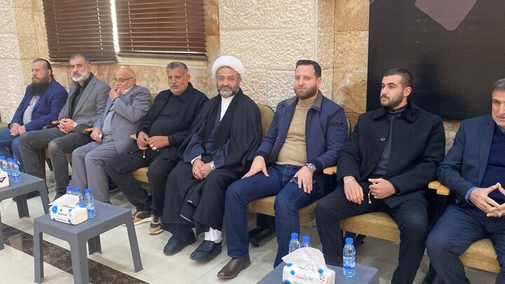 تقرير مصور/ جانب من الحضور بمناسبة وفاة أحد خدمة المقاومين في بلدة الدوير اللبنانية