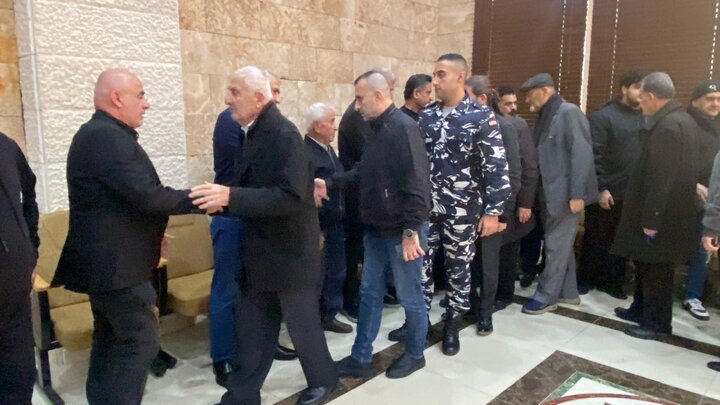 تقرير مصور/ جانب من الحضور بمناسبة وفاة أحد خدمة المقاومين في بلدة الدوير اللبنانية