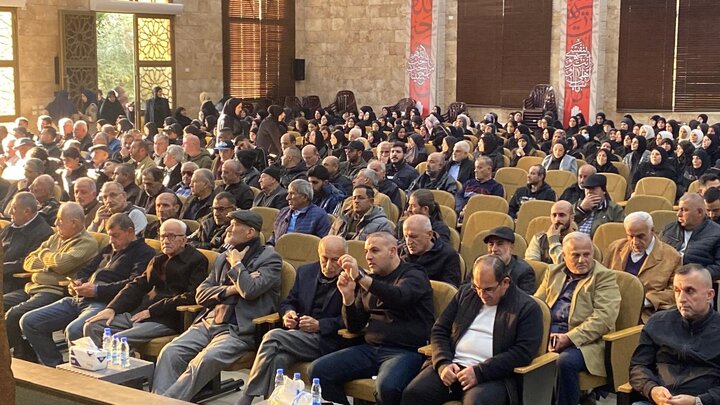 تقرير مصور/ جانب من الحضور بمناسبة وفاة أحد خدمة المقاومين في بلدة الدوير اللبنانية