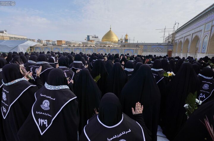 انطلاق فعاليات الحفل المركزي النسوي ومشروع إرشاد الزائرة في النجف الأشرف