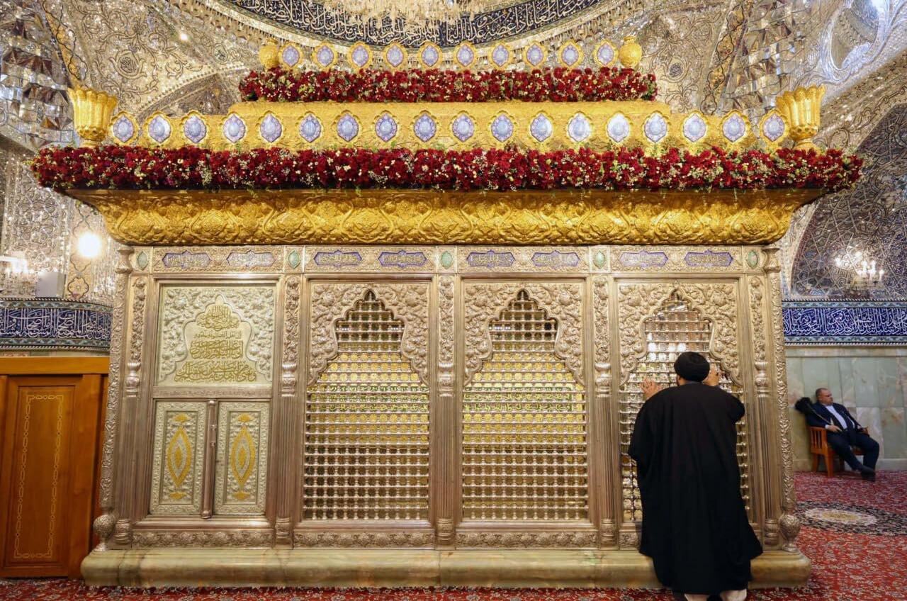 Photos: Decoration of Great Mosque of Kufa, Muslim ibn Aqil Shrine on Lady Fatima birth anniversary