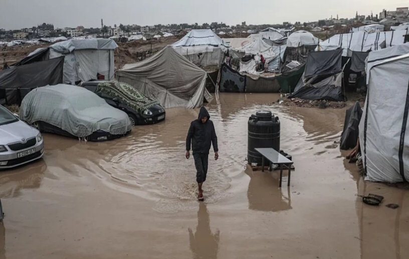 বায়রন ঝড়ে বিপর্যস্ত গাজা