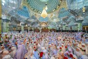 تقرير مصور/ حرم الإمامين العسكريين (ع) يحتضن حفلا بهيجا بتتويج أربعة آلاف فتاة للحجاب لبلوغهن سنّ التكليف