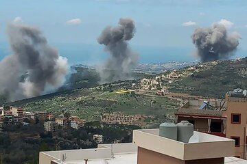 دو حمله پهپادی اسرائیل به شهرک‌های شبعا و یاطر در جنوب لبنان