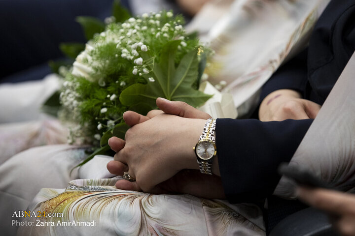 گزارش تصویری | مراسم ازدواج ۹۰۰ زوج از فرزندان بازنشستگان نیروهای مسلح در تهران