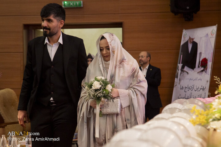 مراسم ازدواج ۹۰۰ زوج از فرزندان بازنشستگان نیروهای مسلح