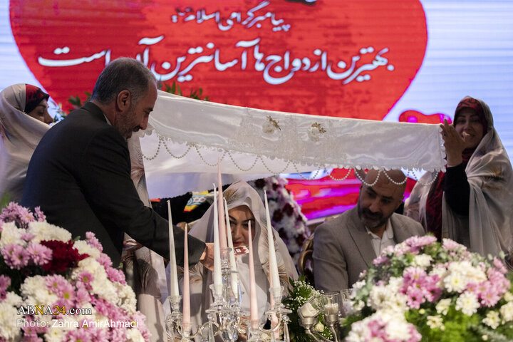 مراسم ازدواج ۹۰۰ زوج از فرزندان بازنشستگان نیروهای مسلح