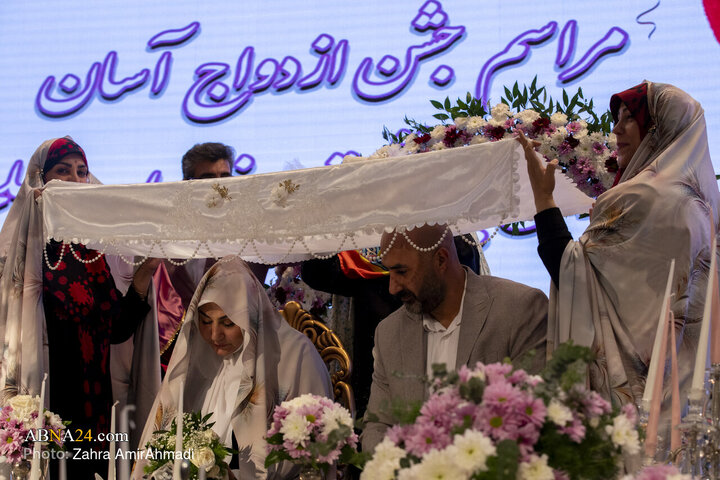 مراسم ازدواج ۹۰۰ زوج از فرزندان بازنشستگان نیروهای مسلح