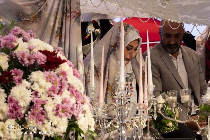 مراسم ازدواج ۹۰۰ زوج از فرزندان بازنشستگان نیروهای مسلح