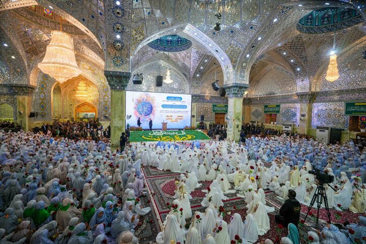 تقرير مصور/ حرم الإمامين العسكريين (ع) يحتضن حفلا بهيجا بتتويج أربعة آلاف فتاة للحجاب لبلوغهن سنّ التكليف
