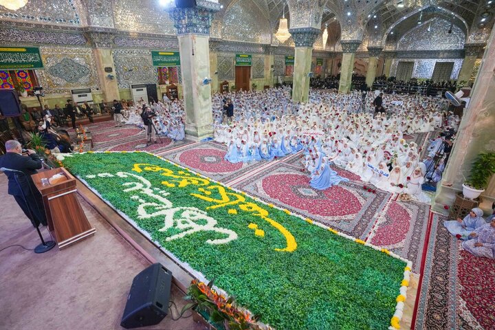 تقرير مصور/ حرم الإمامين العسكريين (ع) يحتضن حفلا بهيجا بتتويج أربعة آلاف فتاة للحجاب لبلوغهن سنّ التكليف
