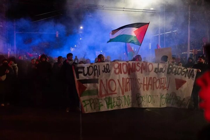 İtalya'da Filistin İçin Anlamlı Yürüyüş