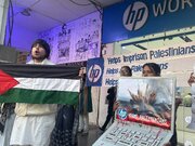 Pro-Palestine Protest Targets HP Over Role in Israeli Occupation in Delhi