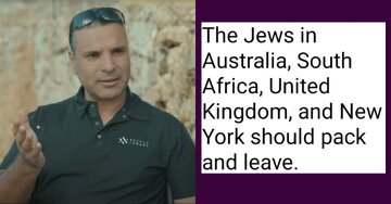 تصویری خبریں یہودیوں کو سب کچھ جمع کرکے جانا چاہئے، صہیونی مبلغ