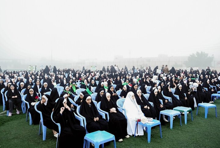 تقرير مصور/ العتبة العلوية تقيم حفلا بهيجا لـ 750 فتاة بلغن سن التكليف في محافظة ذي قار العراقية