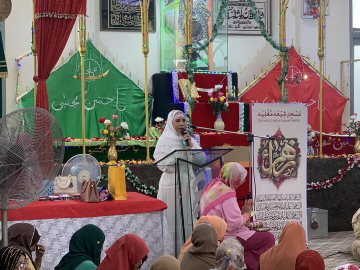 ရန်ကုန် မြို့ မဂို ရှီအဟ် ဂျအ်မေ့ ဗလီ တွင် မြန်မာ နိုင်ငံလုံးဆိုင်ရာ ဖွာသွေမီယဟ် အမျိုးသမီး အသင်းအဖွဲ့ကြီး မှ ဦးစီးပြီး သခင်မကြီး ဖွာတွေမဟ် ဇဲဟ်ရာ (စ.အ) မွေးနေ့ရက်မြတ် မင်္ဂလာ အခမ်းအနား ကျင်းပ  ။ ။ Photos