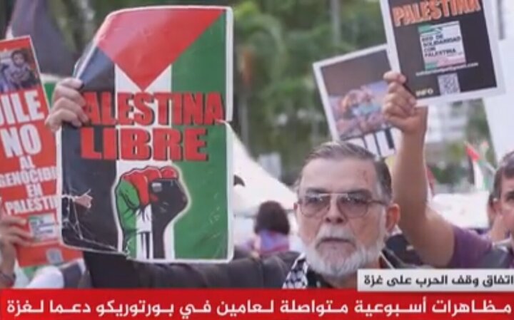Puerto Rican Activists Hold Weekly Protests in Solidarity With Palestine
