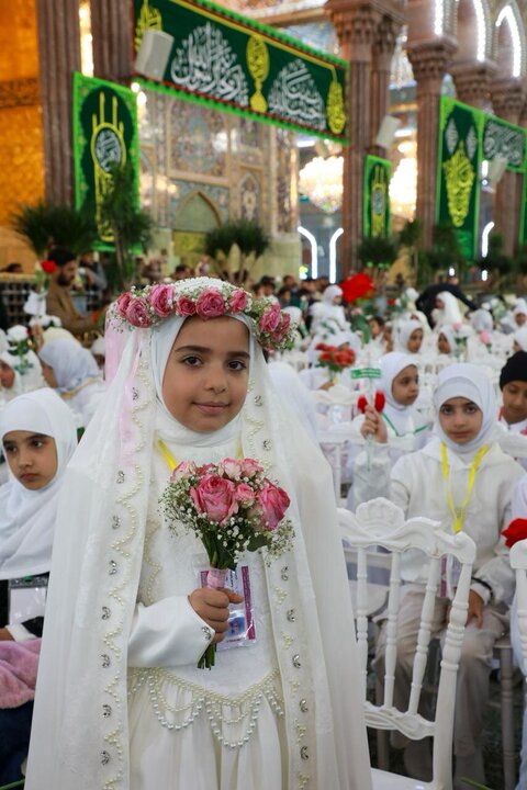 Informe fotográfico | El Santuario del Imam Huséin (P) corona con el hiyab a 2.000 niñas en la ceremonia de madurez religiosa