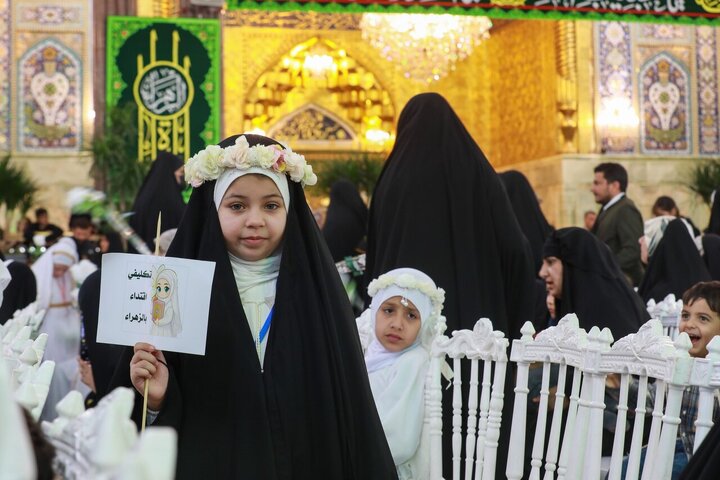 Informe fotográfico | El Santuario del Imam Huséin (P) corona con el hiyab a 2.000 niñas en la ceremonia de madurez religiosa