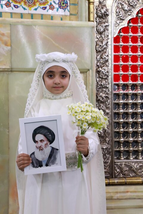 Informe fotográfico | El Santuario del Imam Huséin (P) corona con el hiyab a 2.000 niñas en la ceremonia de madurez religiosa