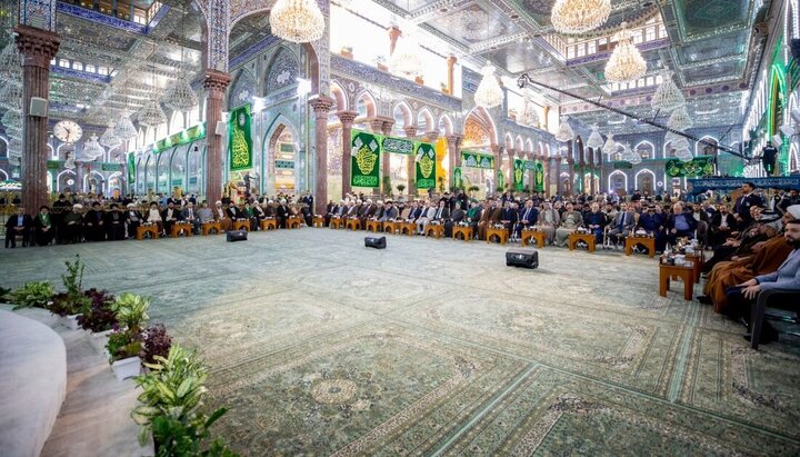 تقرير مصور/ حفل اختتام مهرجان كوثر العصمة الدولي الرابع بالصحن الحسيني للإمام الحسين(ع)