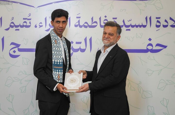 تقرير مصور/ العتبة العلوية تقيم حفل زواج جماعي لأكثر من ٢٠٠ شاب وشابة