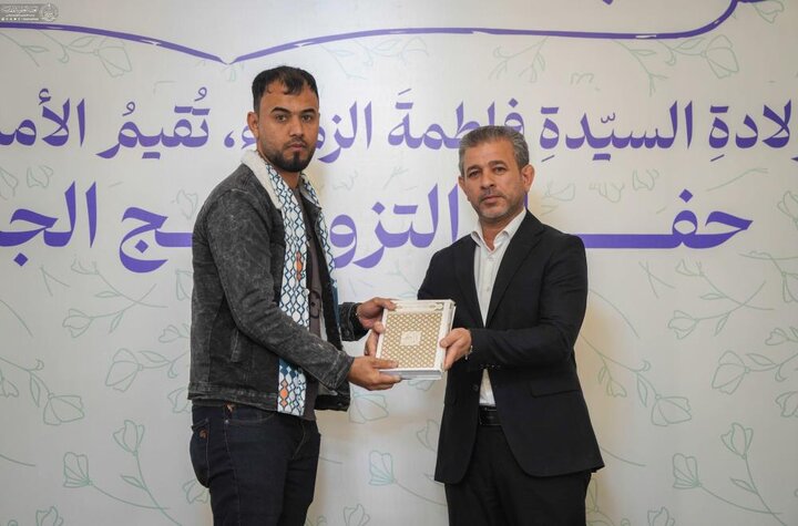 تقرير مصور/ العتبة العلوية تقيم حفل زواج جماعي لأكثر من ٢٠٠ شاب وشابة