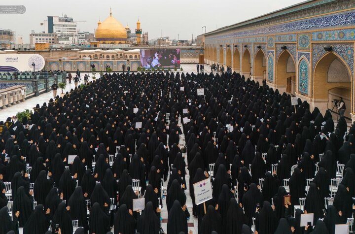 تقرير مصور/ العتبة العلويّة المقدّسة تُطلق مهرجان عباءتي الخامس لتكريم 4 آلاف طالبة جامعية