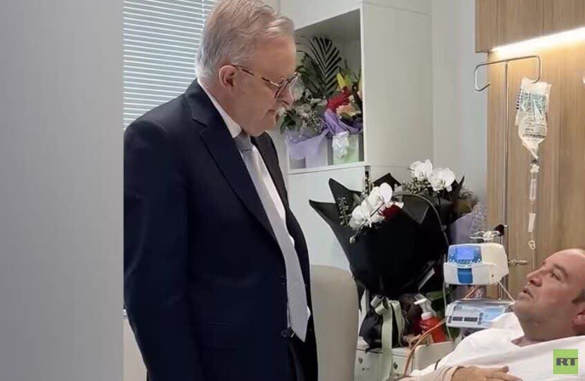 ANG PUNONG MINISTRO NG AUSTRALIA AY NAKIPAGKITA SA BAYANING MAY DUGONG SIRYANO NG INSIDENTE NG PAMAMARIL SA BONDI, AUSTRALIA