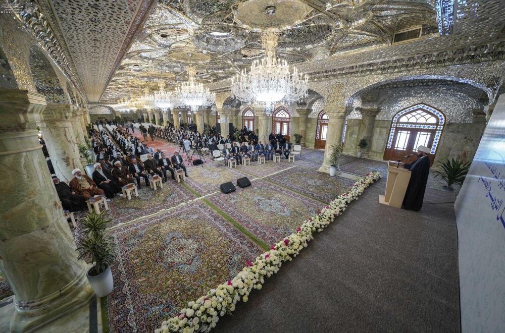 تقرير مصور/ العتبة العلوية تقيم حفل زواج جماعي لأكثر من ٢٠٠ شاب وشابة