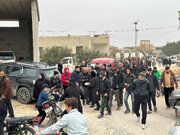 العتبة الحسينية تواصل بتوزيع المساعدات على النازحين السوريين غربي بعلبك في ظروف جوية صعبة