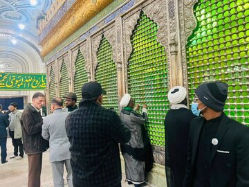 Photos: Sheikh Zakzaky Visits Imam Khomeini Mausoleum After Arrival in Tehran