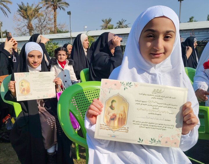 تقرير مصور/ مراسم التكليف للفتيات اللواتي بلغن سن التكليف الشرعي في بغداد