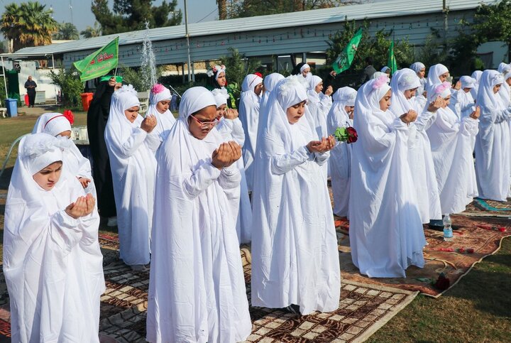 تقرير مصور/ مراسم التكليف للفتيات اللواتي بلغن سن التكليف الشرعي في بغداد