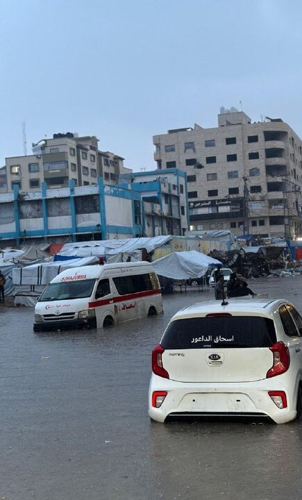 Informe fotográfico | Gaza se inunda de nuevo mientras las tormentas invernales agravan la crisis humanitaria