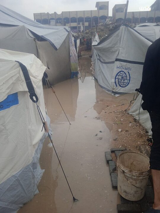 Informe fotográfico | Gaza se inunda de nuevo mientras las tormentas invernales agravan la crisis humanitaria