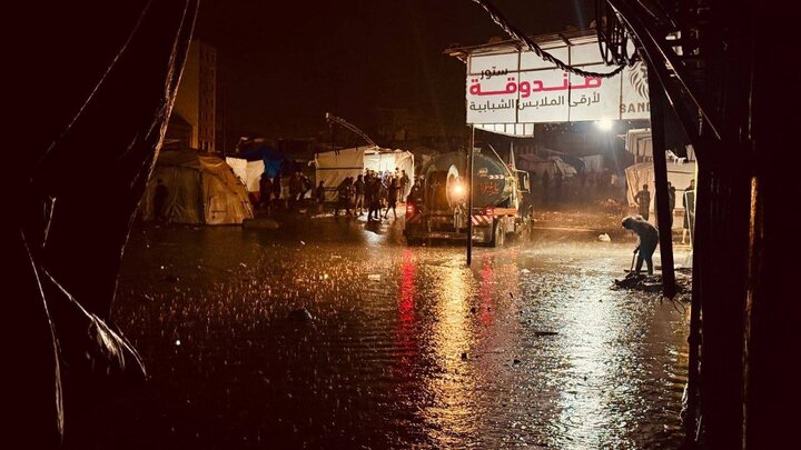 Informe fotográfico | Gaza se inunda de nuevo mientras las tormentas invernales agravan la crisis humanitaria
