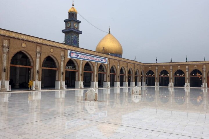 Informe fotográfico | La Gran Mezquita de Kufa, inmersa en lluvia y devoción